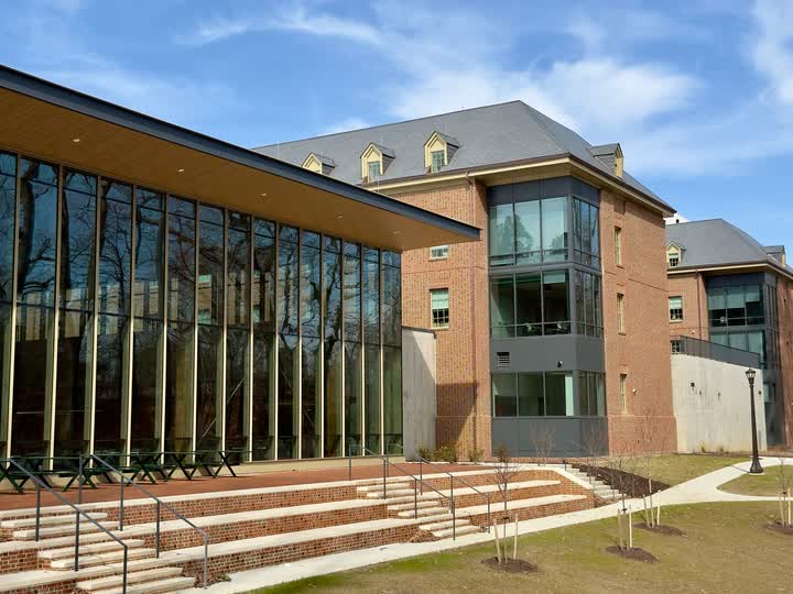 Brick elementary school building